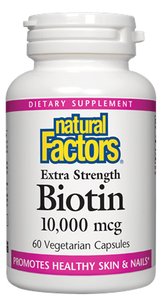 Natural Factors Extra Strength Biotin 10000 mcg