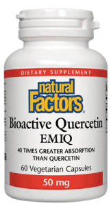 Natural Factors Bioactive Quercetin EMIQ 50 mg