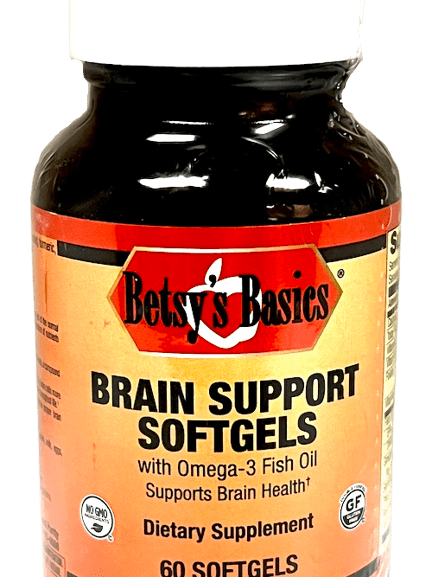 Betsy_s Basics Brain Support Softgels with Omega-3 Fish Oil