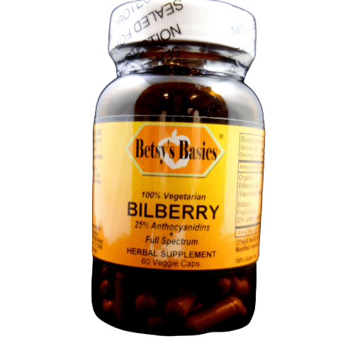 Betsy_s Basics Bilberry 25 percent anthocyanidins plus full spectrum