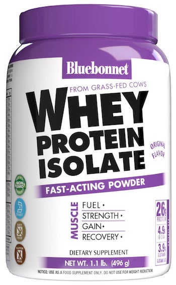 Bluebonnet Nutrition Whey Protein Isolate Natural Flavor