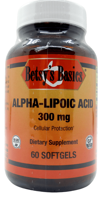 Betsy_s Basics Alpha-Lipoic Acid 300 mg Cellular Protection