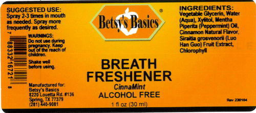 Betsy_s Basics CinnaMint Breath Freshener