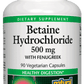 Natural Factors Betaine Hydrochloride 500 mg