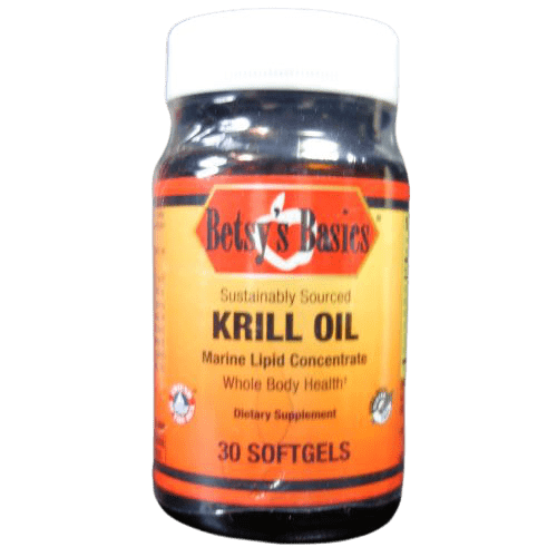 Betsy_s Basics Krill Oil Marine Lipid Concentrate Softgels