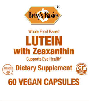 Betsy_s Basics Whole Food Based Lutein with Zeaxanthin