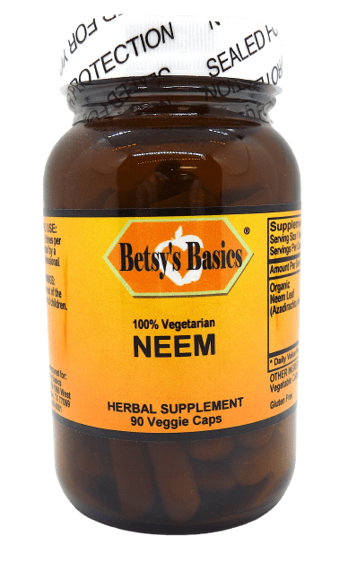 Betsy_s Basics Neem 500 mg Herbal Veggie Caps