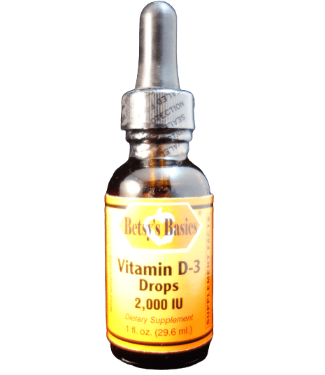 Betsy_s Basics Vitamin D-3 Drops 2000 iu