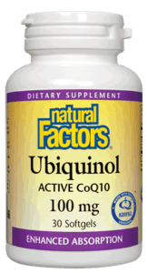 Natural Factors Ubiquinol Active CoQ10 100 mg