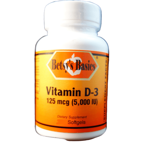 Betsy_s Basics Vitamin D-3 5,000 IU