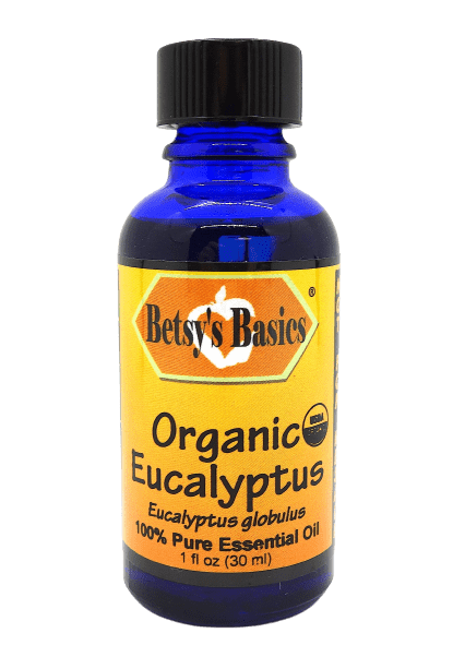 Betsy_s Basics Organic Eucalyptus 100 percent Pure Essential Oil