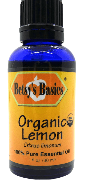 Betsy_s Basics Organic Lemon 100 percent Pure Essential Oil