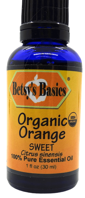 Betsy_s Basics Organic Orange Sweet 100 percent Pure Essential Oil