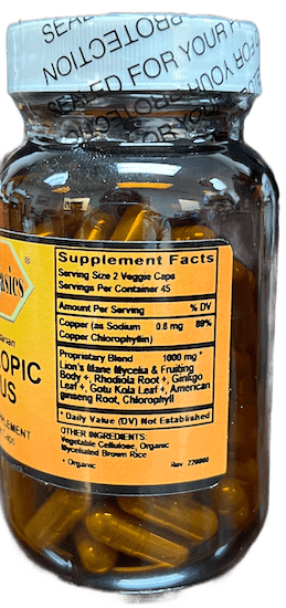 Betsy_s Basics Nootropic Focus Supplement Facts
