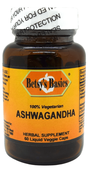 Betsy_s Basics Ashwagandha Liquid Veggie Caps