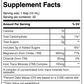 Trace Minerals Liquid Magnesium 300 mg Supplement Facts