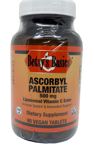Betsy_s Basics Ascorbyl Palmitate 500 mg Liposomal Vitamin C Ester