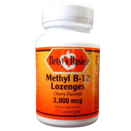 Methyl B-12 Lozenges 3,000 mcg, 50 loz by Betsy's Basics