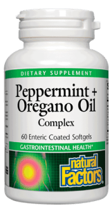 Natural Factors Peppermint & Oregano Oil Complex