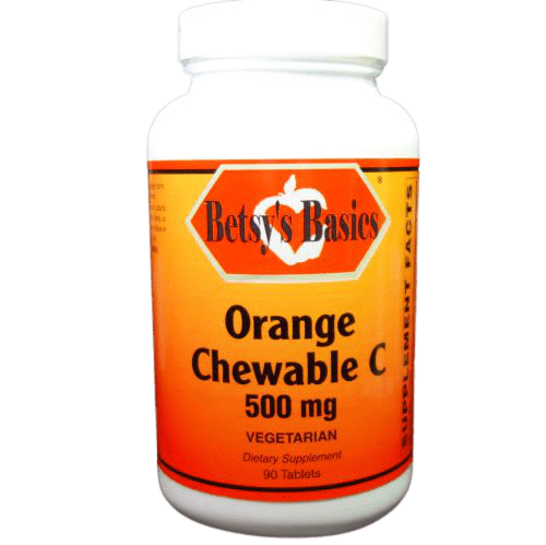 Betsy_s Basics Orange Chewable C 500 mg