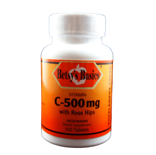 Betsy_s Basics Vitamin C-500 mg with Rose Hips