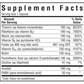 Bluebonnet Nutrition B-Complex 100 Supplement Facts