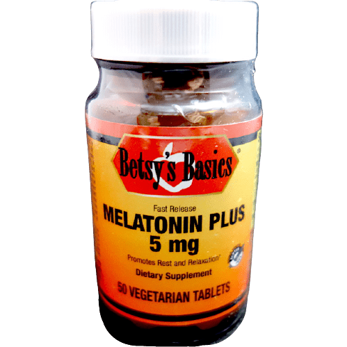 Betsy_s Basics Melatonin Plus 5 mg Vegetarian Tablets