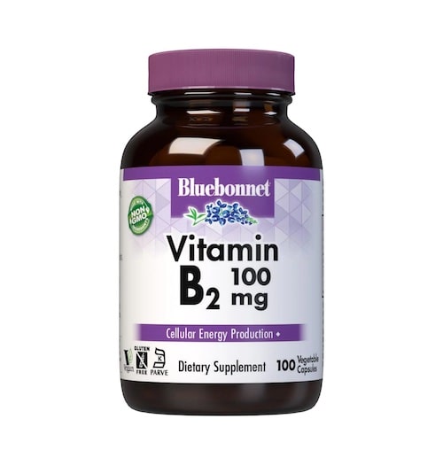 Bluebonnet Nutrition Vitamin B2 100 mg