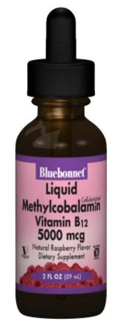 Bluebonnet Nutrition LIQUID CELLULARACTIVE® METHYLCOBALAMIN VITAMIN B12 5000 MCG