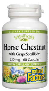 Natural Factors HerbalFactors® Horse Chestnut with Grape Seed Extract
