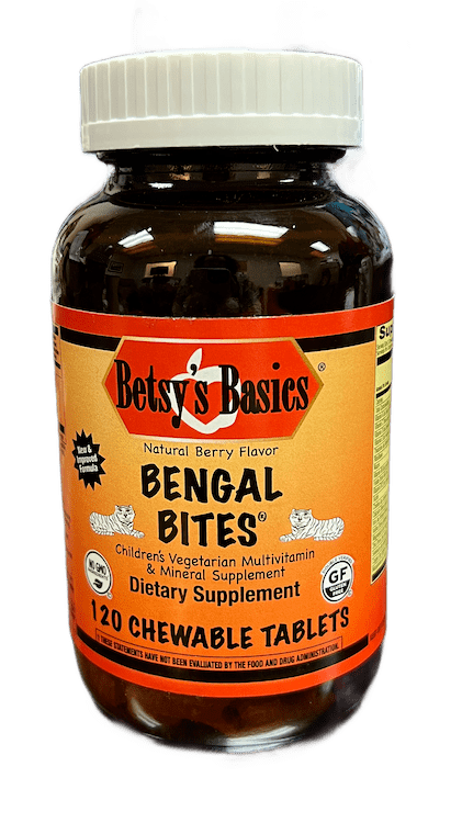 Betsy_s Basics Bengal Bites Kid_s Chewable Multivitamin