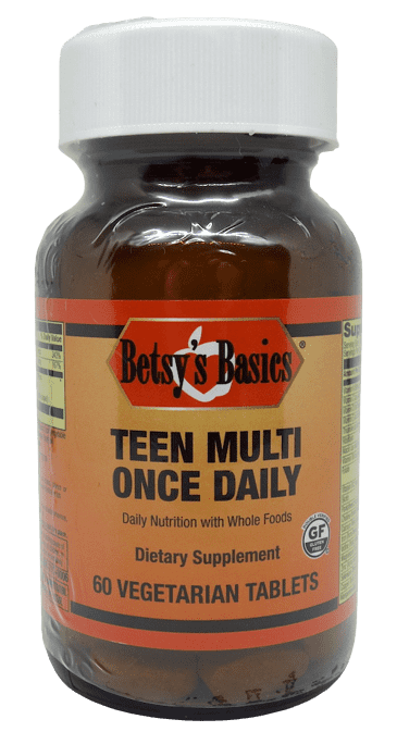 Betsy_s Basics Teen Multi Once Daily Daily Nutrition with Whole Foods