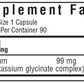 Bluebonnet Nutrition Albion Potassium Glycinate Supplement Facts