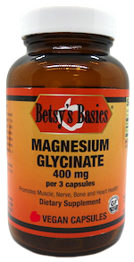Betsy_s Basics Magnesium Glycinate 400 mg