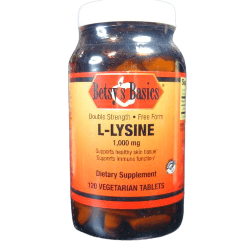 Betsy_s Basics L-Lysine 1000 mg Vegetarian Tablets