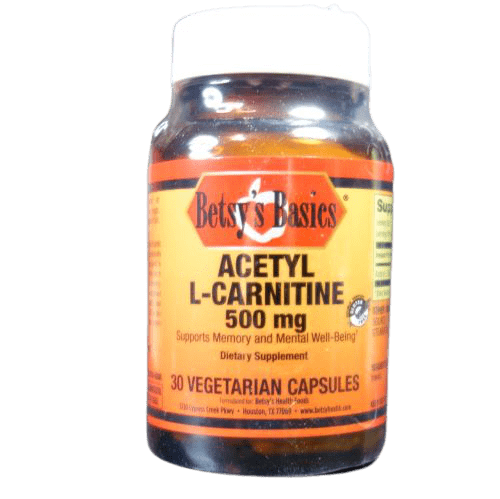 Betsy_s Basics Acetyl L-Carnitine 500 mg Vegetarian Capsules