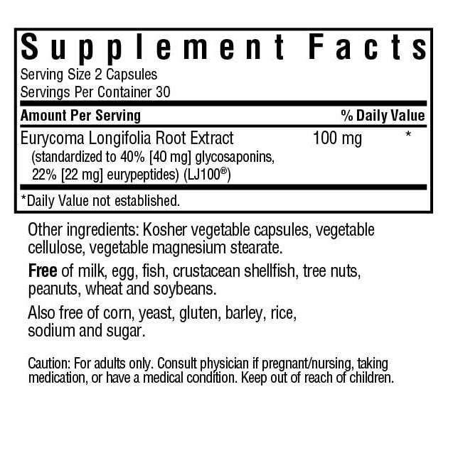 Bluebonnet Nutrition INTIMATE ESSENTIALS™ LJ100® Supplement Facts