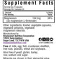 Bluebonnet Nutrition Magnesium L-Threonate Supplement Facts