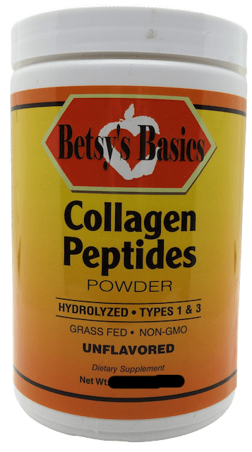 Betsy_s Basics Collagen Peptides Powder Hydrolyzed Types 1 and 3
