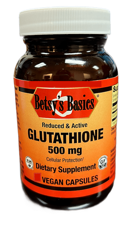 Betsy_s Basics Reduced and Active Glutathione 500 mg