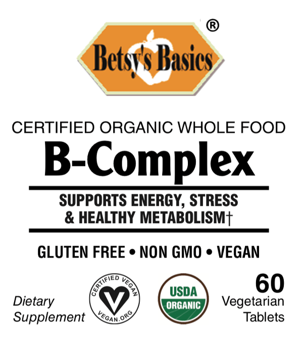 Betsy_s Basics Certified Organic Whole Food B_Complex