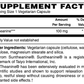 Betsy_s Basics L-Theanine 100 mg Supplement Facts