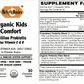 Organic Kids Comfort 5 Billion Probiotic Plus Vitamin C & D, 30 chew tabs