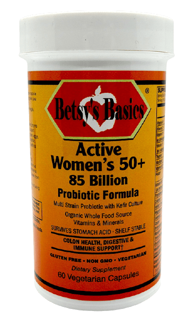Betsy_s Basics Active Women_s 50+ 85 Billion Probiotic Formula
