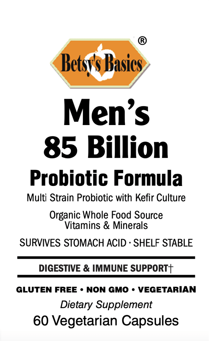Betsy_s Basics Men_s 85 Billion Probiotic Formula