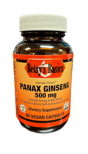 Betsy_s Basics Panax Ginseng 500 mg Ultimate Extract