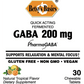 Betsy_s Basics Quick Acting Fermented GABA 200 mg