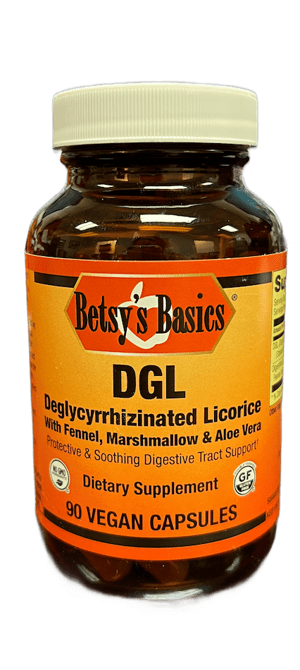 Betsy_s Basics DGL Deglycyrrhizinated Licorice with Fennel Marshmallow and Aloe Vera