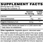 Betsy_s Basics Elderberry Syrup Supplement Facts