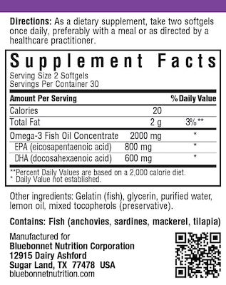 Natural Omega 3 Heart Formula sgels Betsy s Health Foods